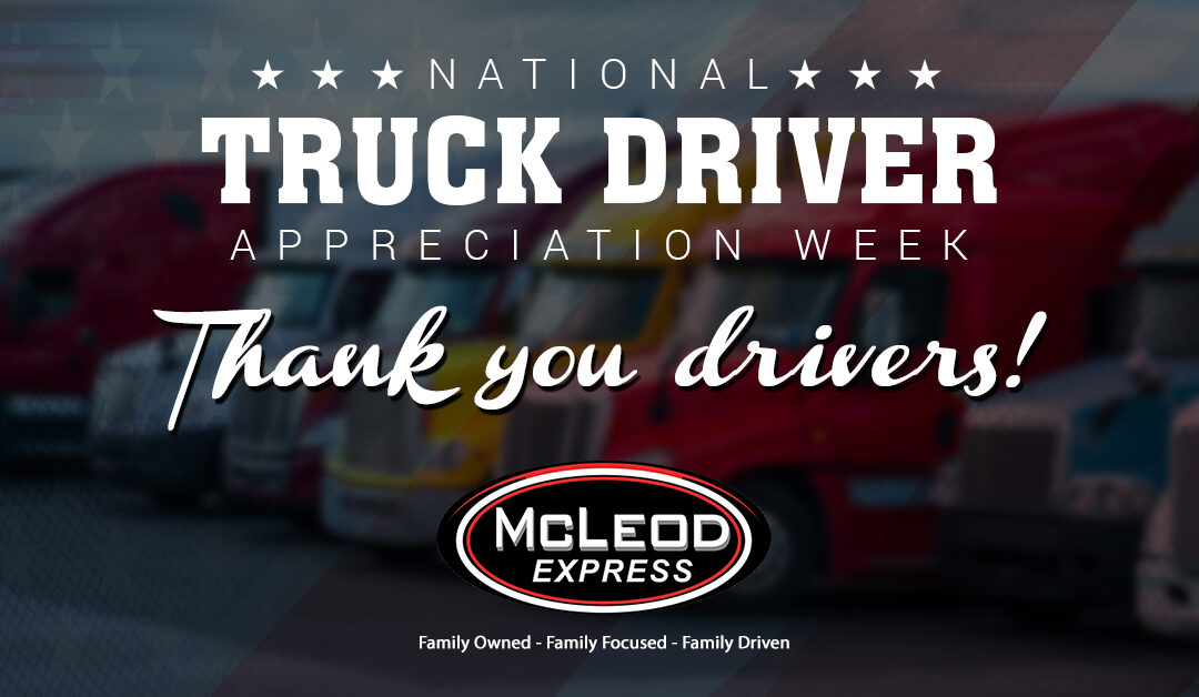 Driver Appreciation Week at McLeod Express!